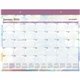 At-A-Glance Dreams 2024 Monthly Desk Pad Calendar, Standard, 21 3/4" x 17" - Standard Size - Julian Dates - Monthly - 12 Month -