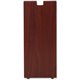 Lorell Mahogany Laminate Credenza Leg - Rectangular Base - 28" Height x 11.75" Width x 1" Depth - Assembly Required - Laminated,