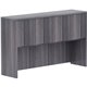 Lorell Weathered Charcoal Laminate Desking - 60" x 15"36" - 4 Door(s) - Finish: Weathered Charcoal Laminate
