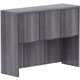 Lorell Weathered Charcoal Laminate Desking - 48" x 15"36" - 3 Door(s) - Finish: Weathered Charcoal Laminate