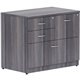 Lorell 2-Box/1-File 4-drawer Lateral File - 35.5" x 22"29.5" Lateral File, 1" Top - 4 x File, Box Drawer(s) - Finish: Weathered 