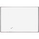 Lorell Signature Series Magnetic Dry-erase Boards - 72" (6 ft) Width x 48" (4 ft) Height - Coated Steel Surface - Silver, Ebony 