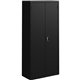 Lorell Slimline Storage Cabinet - 30" x 15" x 66" - 4 x Shelf(ves) - 720 lb Load Capacity - Durable, Welded, Nonporous Surface, 