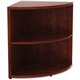 Lorell Essentials Series Cherry Laminate Corner Bookcase - 29.5" Height x 23.6" Width x 23.6" DepthFloor - Cherry - Laminate, Po