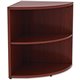 Lorell Essentials Series Mahogany Laminate Desking - 29.5" Height x 23.6" Width x 23.6" Depth - Floor - Mahogany - Laminate, Pol