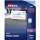 Avery Laser, Inkjet Printable Index Cards - 97 Brightness - A7 - 3" x 5" - 150 / Box - Perforated, Smudge-free, Jam-free, Uncoat