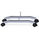 Lorell Fabric Panels Mobile T-Foot Set - 2.4" Width x 1.5" Depth x 17.8" Height - Metal - Silver