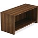 Lorell Essentials Series Hutch - 36" x 15"17" Hutch, 0.1" Edge - Material: Metal - Finish: Walnut, Laminate