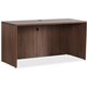 Lorell Essentials Series Walnut Credenza Shell - 66.1" x 23.6"29.5" Credenza, 1" Top, 3.8" Drawer Pull, 0.1" Edge - Walnut, Lami
