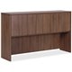Lorell Essentials Series Walnut 3-Door Hutch - 59" x 14.8" x 36" Hutch - 3 Door(s) - Finish: Laminate, Walnut - Grommet, Cord Ma