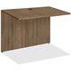 Lorell Essentials Series Walnut Bridge - 47.3" x 23.6"29.5" Bridge, 1" Top - Finish: Walnut - Laminate Table Top - Durable, Grom