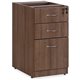 Lorell Essentials Walnut Box/Box/File Fixed Pedestal - 15.5" x 21.9"28.5" Pedestal - 3 x File, Box Drawer(s) - Finish: Laminate,