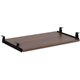 Lorell Essential Series Walnut Laminate Keyboard Tray - Walnut - 1