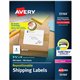 Avery Repositionable Shipping Labels, Sure Feed Technology, Repositionable Adhesive, 3-1/3" x 4" , 600 Labels (55164) - Avery Re