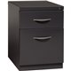 Lorell Premium Box/File Mobile Pedestal - 15" x 19.9" x 21.8" - 2 x Drawer(s) for Box, File - Letter - Vertical - Pencil Tray, B