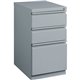 Lorell Mobile Box/Box/File Pedestal File - 15" x 19.9" x 27.8" - 3 x Drawer(s) for Box, File - Letter - Ball-bearing Suspension,