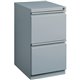 Lorell Mobile Box/Box/File Pedestal File - 15" x 19.9" x 27.8" - 2 x Drawer(s) for File - Letter - Vertical - Ball-bearing Suspe