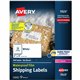 Avery Waterproof Labels with Ultrahold Permanent Adhesive, 2" x 4" , Laser, 500 Labels (05523) - Avery Waterproof Labels, 2" x 4