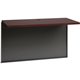 Lorell Mahogany Laminate/Charcoal Modular Desk Series - 48" x 24" , 1.1" Top - Material: Steel - Finish: Mahogany Laminate, Char