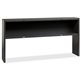 Lorell Charcoal Steel Desk Series Stack-on Hutch - 72" - Material: Steel - Finish: Charcoal - Grommet, Cord Management
