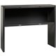 Lorell Charcoal Steel Desk Series Stack-on Hutch - 48" - Material: Steel - Finish: Charcoal - Grommet, Cord Management