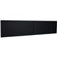 Lorell Door Kit - 72" Width - Lockable, Reinforced - Steel - Black