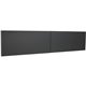 Lorell Stack-On Hutch Door Kit - 72" Width - Lockable, Reinforced - Steel - Charcoal