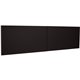 Lorell Door Kit - 60" Width - Lockable, Reinforced - Steel - Black
