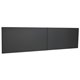 Lorell Stack-On Hutch Door Kit - 60" Width - Lockable, Reinforced - Steel - Charcoal