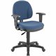 Lorell Millenia Pneumatic Adjustable Task Chair - Blue Seat - 1 Each