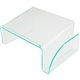 Lorell Acrylic Phone Stand - 5.5" Height x 11" Width x 10" Depth - Acrylic - Clear, Green