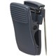 Lorell Plastic Cubicle Clips - 24 / Box - Black - Plastic