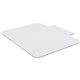 Lorell Glass Chairmat with Lip - Hardwood Floor, Carpet48" Width x 36" Depth - Lip Size 23" Length x 6" Width - Tempered Glass -