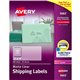 Avery Matte Clear Shipping Labels, Sure Feed Technology, Laser, 2" x 4" , 500 Labels (5663) - Avery Clear Shipping Labels, Sure 