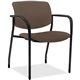 Lorell Contemporary Stacking Chair - Beige Foam, Crepe Fabric Seat - Beige Foam, Crepe Fabric Back - Powder Coated, Black Tubula