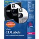 Avery Customize CD/DVD Labels - Matte White - 750 Total Label(s) - 250 / Pack