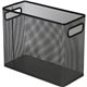 Lorell Mesh Tabletop File Hanging Folder - Black - Steel - 1 Each