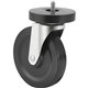 Lorell Industrial Shelving Caster Kit - 5" Diameter - Black - 4 / Set