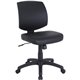 Lorell PVC UpholsteryTask Chair - Polyvinyl Chloride (PVC) Seat - Polyvinyl Chloride (PVC) Back - 5-star Base - Black - 1 Each