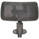 Lorell Hi-back Chair Mesh Headrest - Black - Nylon - 1 Each