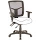 Lorell Mid-Back Chair Frame - Black - 1 Each