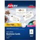 Avery Clean Edge Printable Business Cards with Sure Feed Technology, 2" x 3.5" , White, 1,000 Blank Cards for Laser Printers (58