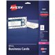 Avery Sure Feed Business Cards - 97 Brightness - 3 1/2" x 2" - 80 lb Basis Weight - 216 g/m&178 Grammage - 160 / Pack - Perforat