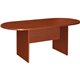 Lorell Essentials Conference Table - For - Table TopCherry Oval Top - 72" Table Top Length x 70.88" Table Top Width x 35.38" Tab