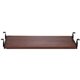 Lorell Cherry Laminate Keyboard Tray - 25.6" Width x 15.1" Depth - Cherry - 1