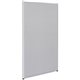 Lorell Gray Fabric Panels - 36.4" Width x 71" Height - Steel Frame - Gray - 1 Each
