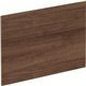 Lorell Adaptable Panel Dividers - 24" Width x 2" Height x 37" Depth - Aluminum - Walnut - 1 Each