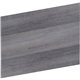 Lorell Adaptable Panel Dividers - 24" Width x 2" Height x 37" Depth - Aluminum - Charcoal - 1 Each