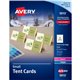 Avery Sure Feed Tent Cards - 79 Brightness - 2" x 3 1/2" - 160 / Pack - FSC Mix - Heavyweight, Durable, Repositionable, Rounded 