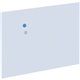 Lorell Adaptable Panel Dividers - 24" Width x 2" Height x 37" Depth - Aluminum, Acrylic - White - 1 Each